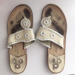 Bone and White 8.5 Jack Rogers